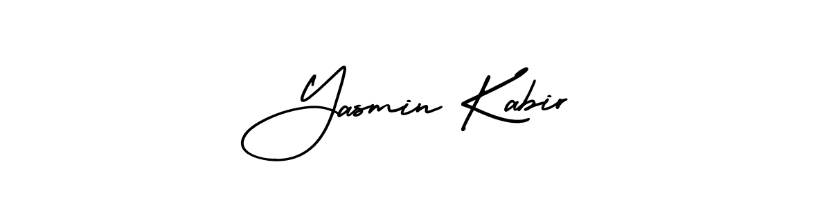 Create a beautiful signature design for name Yasmin Kabir. With this signature (AmerikaSignatureDemo-Regular) fonts, you can make a handwritten signature for free. Yasmin Kabir signature style 3 images and pictures png