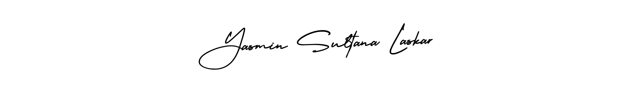 Similarly AmerikaSignatureDemo-Regular is the best handwritten signature design. Signature creator online .You can use it as an online autograph creator for name Yasmin Sultana Laskar. Yasmin Sultana Laskar signature style 3 images and pictures png