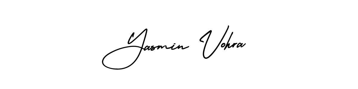 Check out images of Autograph of Yasmin Vohra name. Actor Yasmin Vohra Signature Style. AmerikaSignatureDemo-Regular is a professional sign style online. Yasmin Vohra signature style 3 images and pictures png