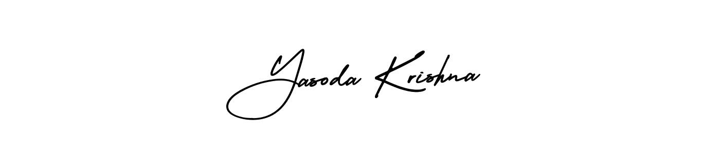 How to make Yasoda Krishna name signature. Use AmerikaSignatureDemo-Regular style for creating short signs online. This is the latest handwritten sign. Yasoda Krishna signature style 3 images and pictures png