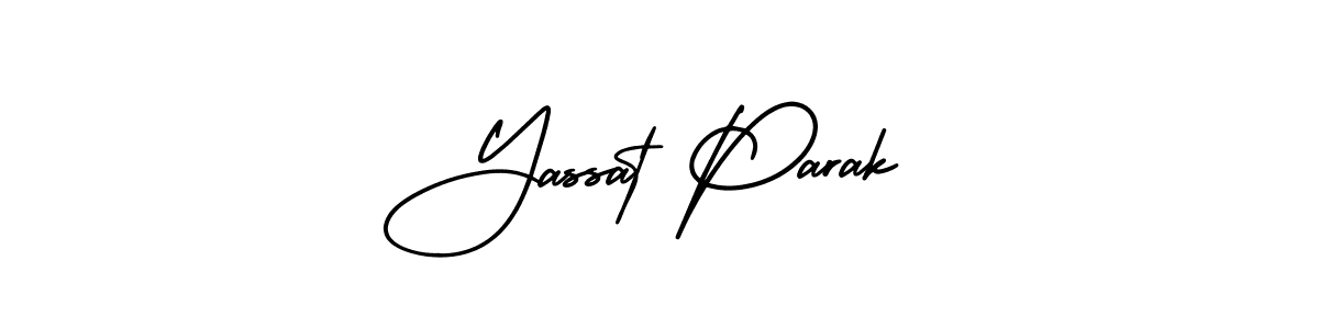 How to make Yassat Parak name signature. Use AmerikaSignatureDemo-Regular style for creating short signs online. This is the latest handwritten sign. Yassat Parak signature style 3 images and pictures png