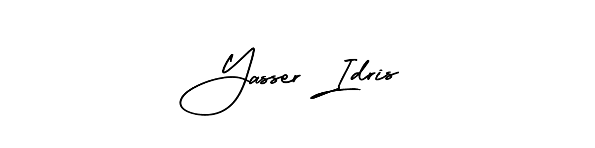 Best and Professional Signature Style for Yasser Idris. AmerikaSignatureDemo-Regular Best Signature Style Collection. Yasser Idris signature style 3 images and pictures png