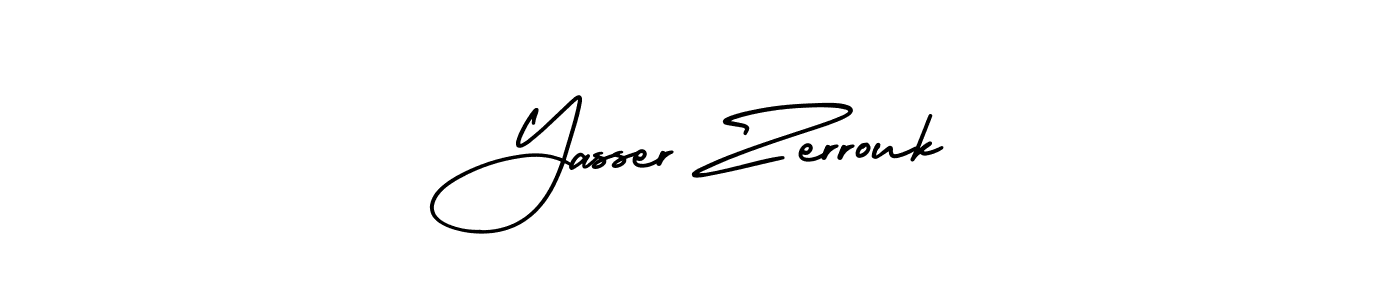 How to Draw Yasser Zerrouk signature style? AmerikaSignatureDemo-Regular is a latest design signature styles for name Yasser Zerrouk. Yasser Zerrouk signature style 3 images and pictures png