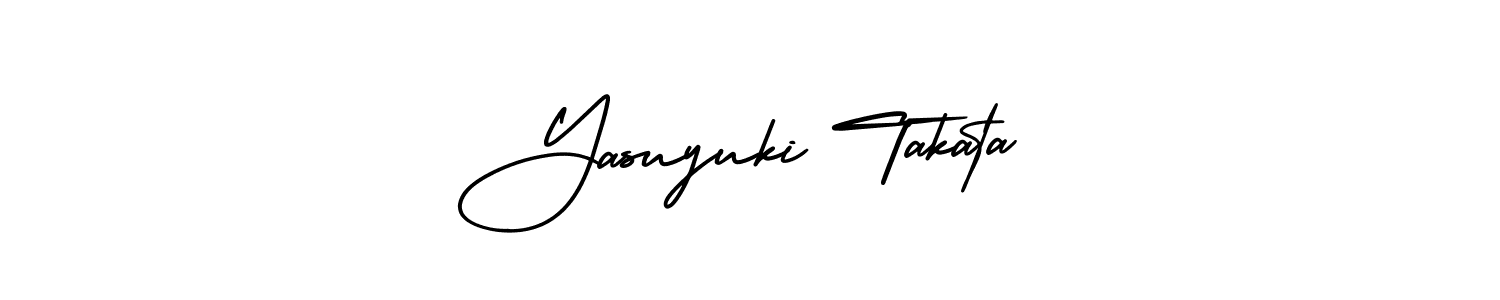 Similarly AmerikaSignatureDemo-Regular is the best handwritten signature design. Signature creator online .You can use it as an online autograph creator for name Yasuyuki Takata. Yasuyuki Takata signature style 3 images and pictures png