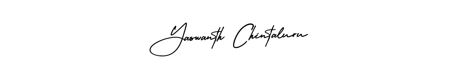 How to make Yaswanth Chintaluru signature? AmerikaSignatureDemo-Regular is a professional autograph style. Create handwritten signature for Yaswanth Chintaluru name. Yaswanth Chintaluru signature style 3 images and pictures png