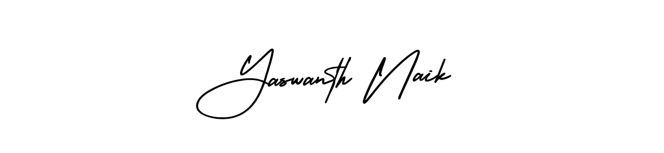 Yaswanth Naik stylish signature style. Best Handwritten Sign (AmerikaSignatureDemo-Regular) for my name. Handwritten Signature Collection Ideas for my name Yaswanth Naik. Yaswanth Naik signature style 3 images and pictures png