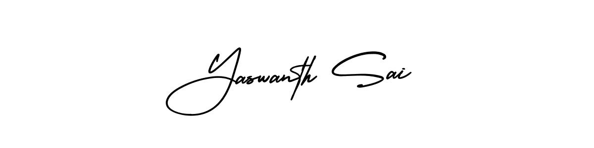 This is the best signature style for the Yaswanth Sai name. Also you like these signature font (AmerikaSignatureDemo-Regular). Mix name signature. Yaswanth Sai signature style 3 images and pictures png