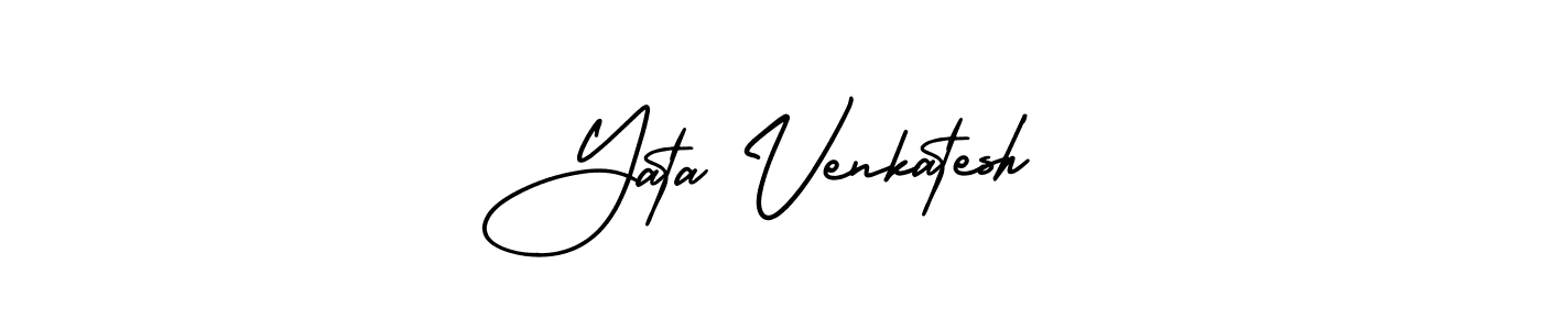How to make Yata Venkatesh signature? AmerikaSignatureDemo-Regular is a professional autograph style. Create handwritten signature for Yata Venkatesh name. Yata Venkatesh signature style 3 images and pictures png