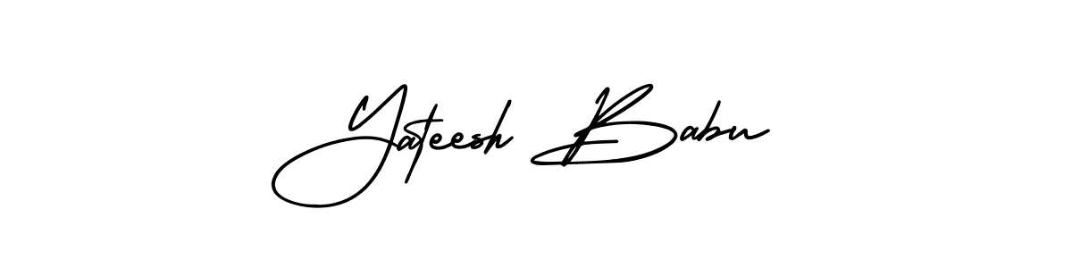 Also You can easily find your signature by using the search form. We will create Yateesh Babu name handwritten signature images for you free of cost using AmerikaSignatureDemo-Regular sign style. Yateesh Babu signature style 3 images and pictures png