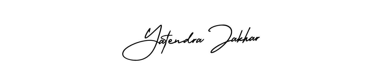 Design your own signature with our free online signature maker. With this signature software, you can create a handwritten (AmerikaSignatureDemo-Regular) signature for name Yatendra Jakhar. Yatendra Jakhar signature style 3 images and pictures png