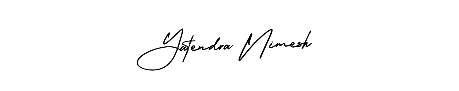 Make a beautiful signature design for name Yatendra Nimesh. Use this online signature maker to create a handwritten signature for free. Yatendra Nimesh signature style 3 images and pictures png