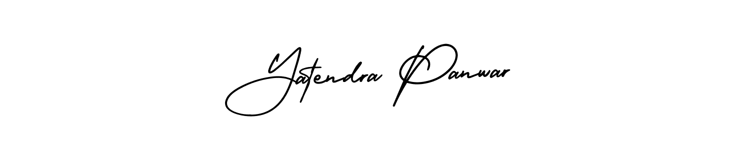 Make a short Yatendra Panwar signature style. Manage your documents anywhere anytime using AmerikaSignatureDemo-Regular. Create and add eSignatures, submit forms, share and send files easily. Yatendra Panwar signature style 3 images and pictures png