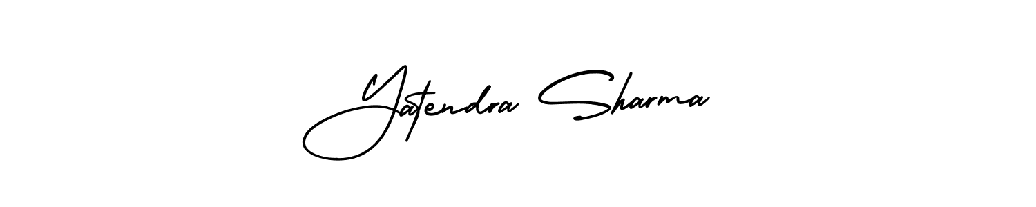 Create a beautiful signature design for name Yatendra Sharma. With this signature (AmerikaSignatureDemo-Regular) fonts, you can make a handwritten signature for free. Yatendra Sharma signature style 3 images and pictures png
