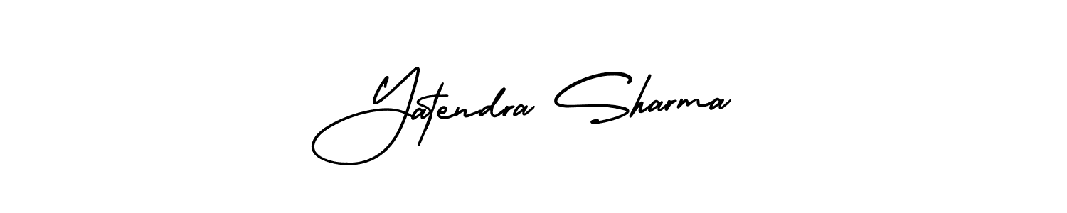 How to Draw Yatendra Sharma signature style? AmerikaSignatureDemo-Regular is a latest design signature styles for name Yatendra Sharma. Yatendra Sharma signature style 3 images and pictures png