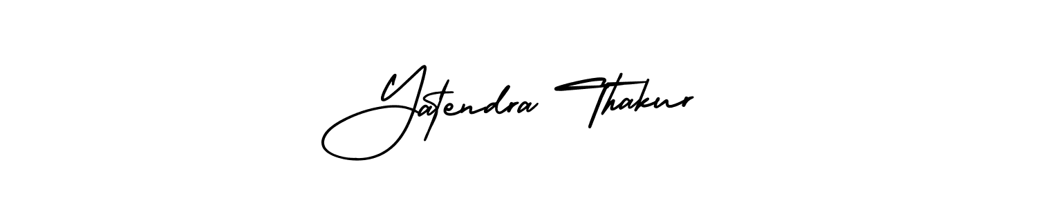 Yatendra Thakur stylish signature style. Best Handwritten Sign (AmerikaSignatureDemo-Regular) for my name. Handwritten Signature Collection Ideas for my name Yatendra Thakur. Yatendra Thakur signature style 3 images and pictures png