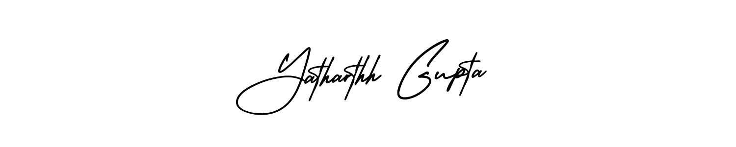 AmerikaSignatureDemo-Regular is a professional signature style that is perfect for those who want to add a touch of class to their signature. It is also a great choice for those who want to make their signature more unique. Get Yatharthh Gupta name to fancy signature for free. Yatharthh Gupta signature style 3 images and pictures png