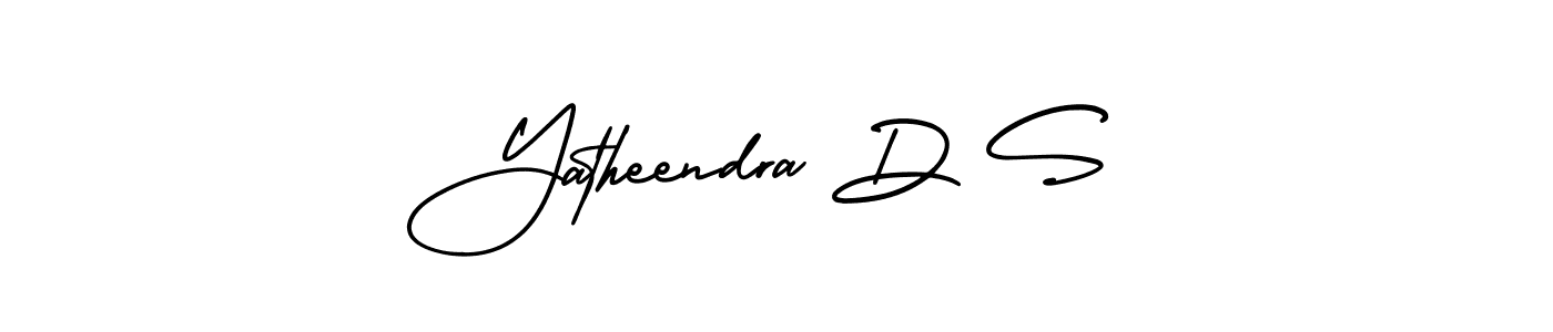 Once you've used our free online signature maker to create your best signature AmerikaSignatureDemo-Regular style, it's time to enjoy all of the benefits that Yatheendra D S name signing documents. Yatheendra D S signature style 3 images and pictures png