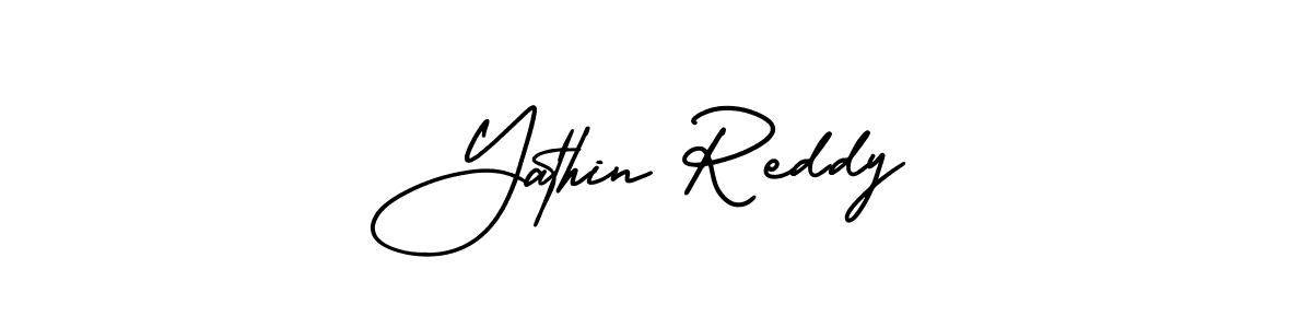 Yathin Reddy stylish signature style. Best Handwritten Sign (AmerikaSignatureDemo-Regular) for my name. Handwritten Signature Collection Ideas for my name Yathin Reddy. Yathin Reddy signature style 3 images and pictures png