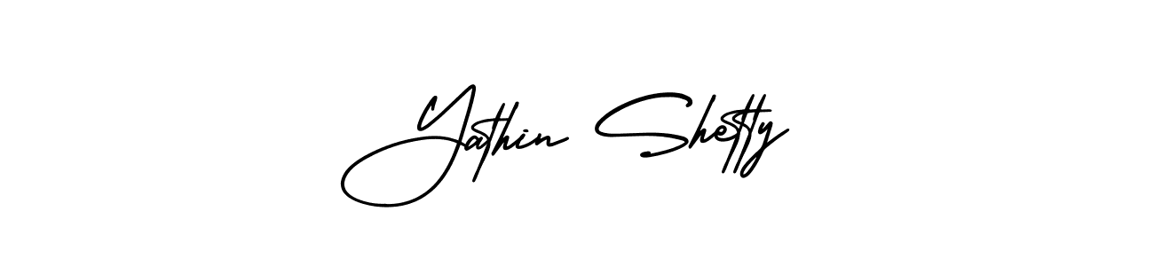 How to make Yathin Shetty signature? AmerikaSignatureDemo-Regular is a professional autograph style. Create handwritten signature for Yathin Shetty name. Yathin Shetty signature style 3 images and pictures png