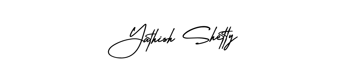 Make a beautiful signature design for name Yathish Shetty. Use this online signature maker to create a handwritten signature for free. Yathish Shetty signature style 3 images and pictures png