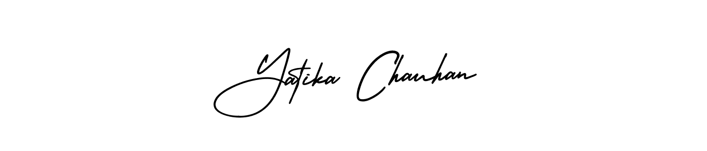 It looks lik you need a new signature style for name Yatika Chauhan. Design unique handwritten (AmerikaSignatureDemo-Regular) signature with our free signature maker in just a few clicks. Yatika Chauhan signature style 3 images and pictures png