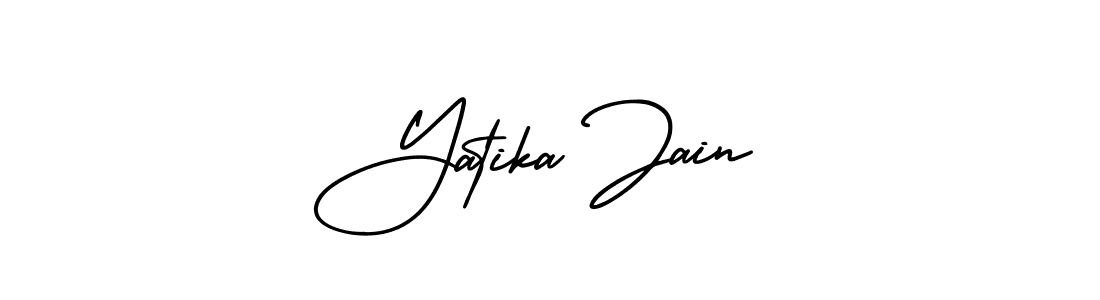 Use a signature maker to create a handwritten signature online. With this signature software, you can design (AmerikaSignatureDemo-Regular) your own signature for name Yatika Jain. Yatika Jain signature style 3 images and pictures png