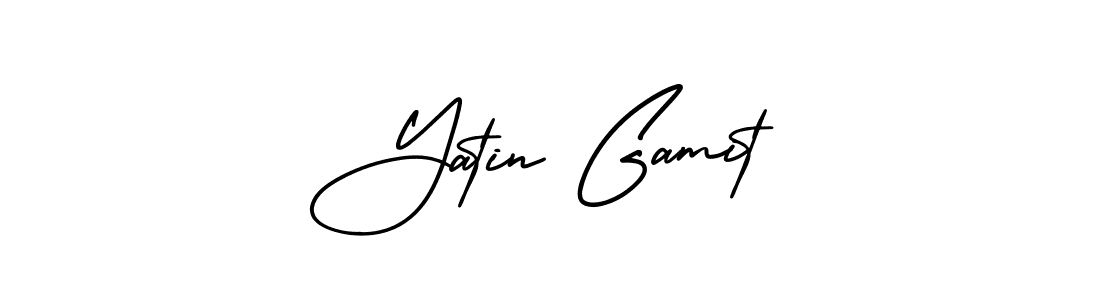 You can use this online signature creator to create a handwritten signature for the name Yatin Gamit. This is the best online autograph maker. Yatin Gamit signature style 3 images and pictures png