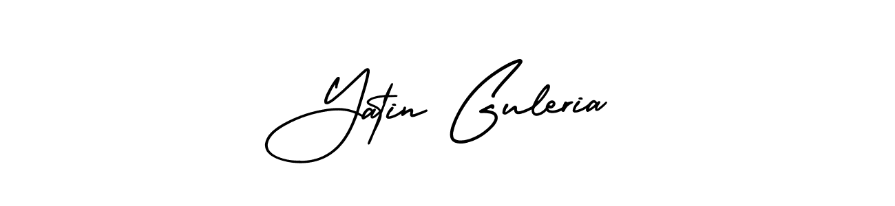 Yatin Guleria stylish signature style. Best Handwritten Sign (AmerikaSignatureDemo-Regular) for my name. Handwritten Signature Collection Ideas for my name Yatin Guleria. Yatin Guleria signature style 3 images and pictures png