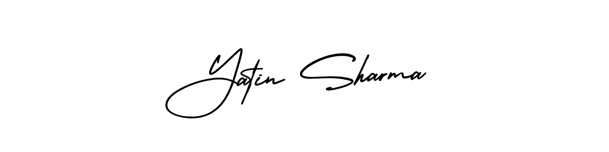 Design your own signature with our free online signature maker. With this signature software, you can create a handwritten (AmerikaSignatureDemo-Regular) signature for name Yatin Sharma. Yatin Sharma signature style 3 images and pictures png