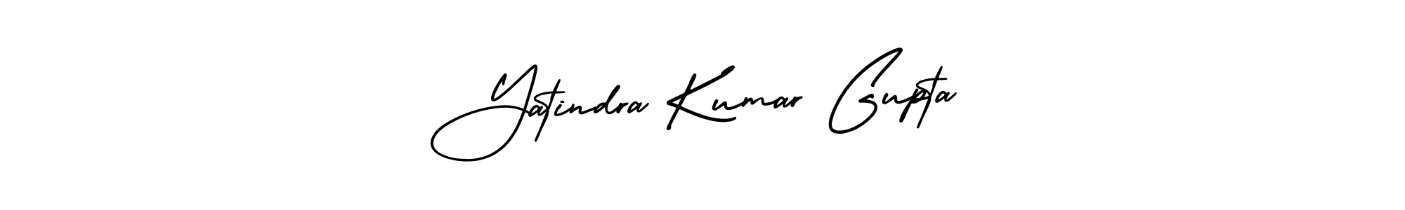 Make a beautiful signature design for name Yatindra Kumar Gupta. With this signature (AmerikaSignatureDemo-Regular) style, you can create a handwritten signature for free. Yatindra Kumar Gupta signature style 3 images and pictures png