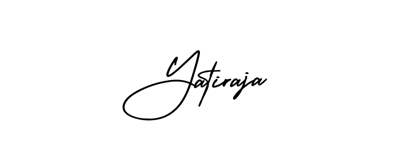 Design your own signature with our free online signature maker. With this signature software, you can create a handwritten (AmerikaSignatureDemo-Regular) signature for name Yatiraja. Yatiraja signature style 3 images and pictures png