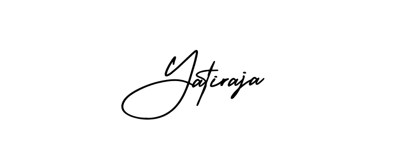 How to make Yatiraja signature? AmerikaSignatureDemo-Regular is a professional autograph style. Create handwritten signature for Yatiraja name. Yatiraja signature style 3 images and pictures png