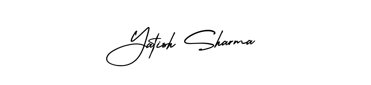 It looks lik you need a new signature style for name Yatish Sharma. Design unique handwritten (AmerikaSignatureDemo-Regular) signature with our free signature maker in just a few clicks. Yatish Sharma signature style 3 images and pictures png