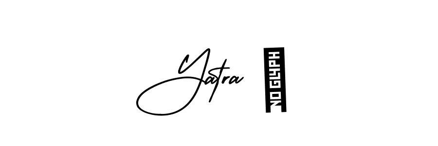 Also we have Yatra ⭐ name is the best signature style. Create professional handwritten signature collection using AmerikaSignatureDemo-Regular autograph style. Yatra ⭐ signature style 3 images and pictures png