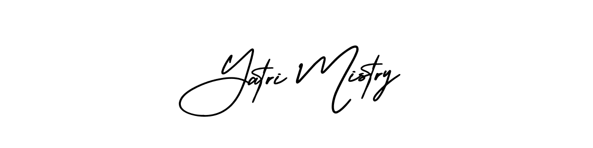 Design your own signature with our free online signature maker. With this signature software, you can create a handwritten (AmerikaSignatureDemo-Regular) signature for name Yatri Mistry. Yatri Mistry signature style 3 images and pictures png