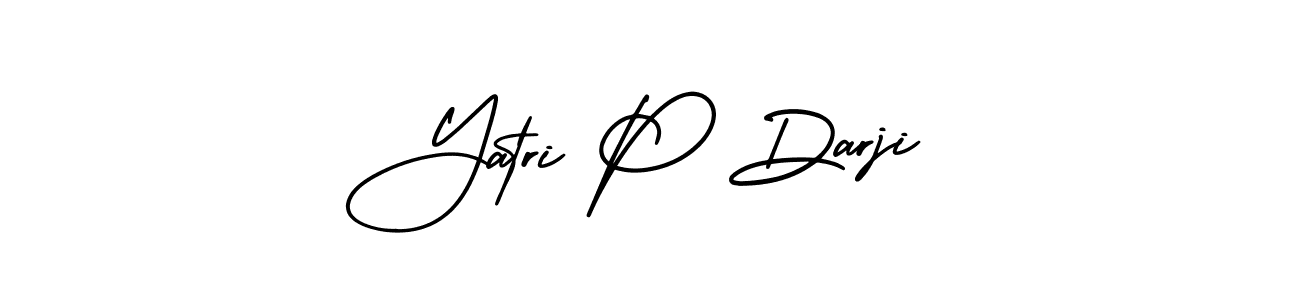 Best and Professional Signature Style for Yatri P Darji. AmerikaSignatureDemo-Regular Best Signature Style Collection. Yatri P Darji signature style 3 images and pictures png