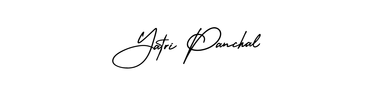 Design your own signature with our free online signature maker. With this signature software, you can create a handwritten (AmerikaSignatureDemo-Regular) signature for name Yatri Panchal. Yatri Panchal signature style 3 images and pictures png