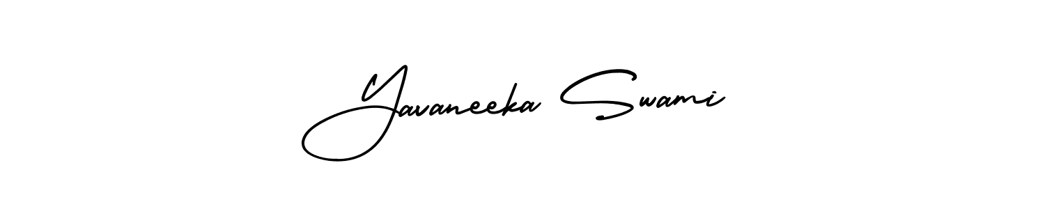 Design your own signature with our free online signature maker. With this signature software, you can create a handwritten (AmerikaSignatureDemo-Regular) signature for name Yavaneeka Swami. Yavaneeka Swami signature style 3 images and pictures png