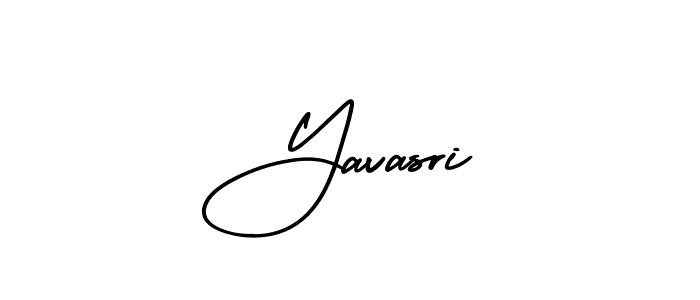 The best way (AmerikaSignatureDemo-Regular) to make a short signature is to pick only two or three words in your name. The name Yavasri include a total of six letters. For converting this name. Yavasri signature style 3 images and pictures png