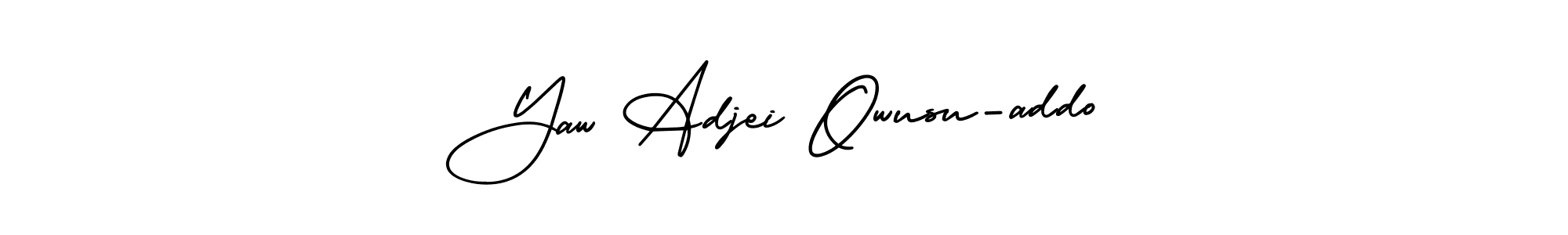 Make a beautiful signature design for name Yaw Adjei Owusu-addo. Use this online signature maker to create a handwritten signature for free. Yaw Adjei Owusu-addo signature style 3 images and pictures png