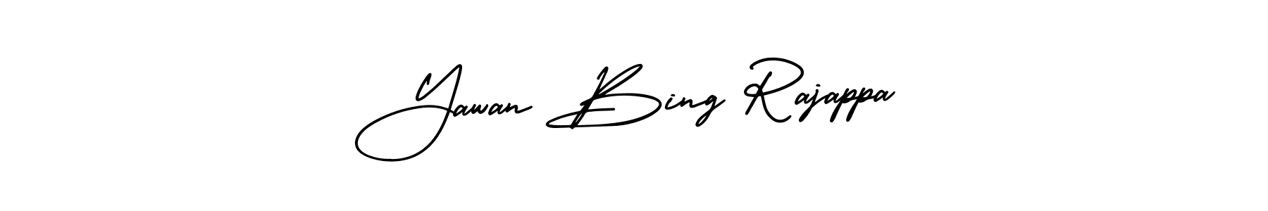 Also we have Yawan Bing Rajappa name is the best signature style. Create professional handwritten signature collection using AmerikaSignatureDemo-Regular autograph style. Yawan Bing Rajappa signature style 3 images and pictures png