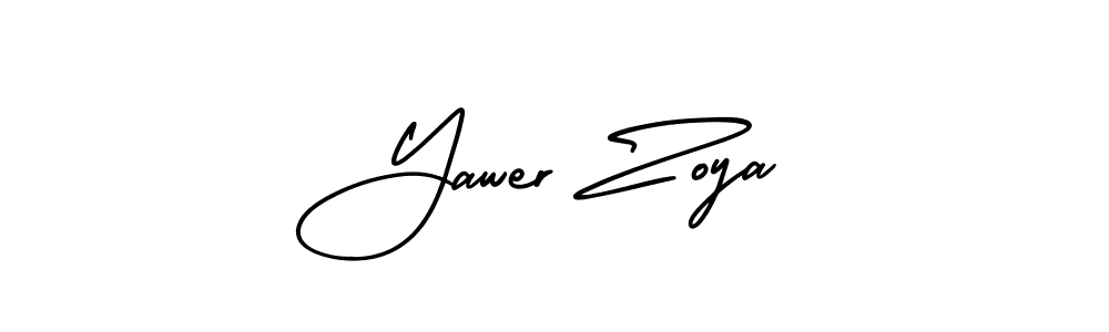 Here are the top 10 professional signature styles for the name Yawer Zoya. These are the best autograph styles you can use for your name. Yawer Zoya signature style 3 images and pictures png