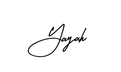 How to make Yayah signature? AmerikaSignatureDemo-Regular is a professional autograph style. Create handwritten signature for Yayah name. Yayah signature style 3 images and pictures png