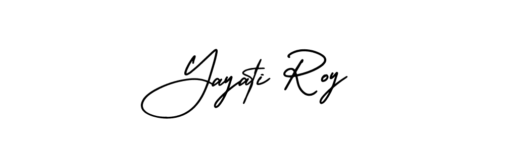 How to Draw Yayati Roy signature style? AmerikaSignatureDemo-Regular is a latest design signature styles for name Yayati Roy. Yayati Roy signature style 3 images and pictures png