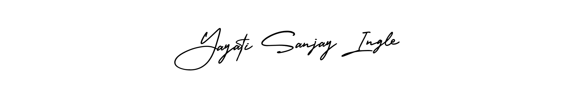 See photos of Yayati Sanjay Ingle official signature by Spectra . Check more albums & portfolios. Read reviews & check more about AmerikaSignatureDemo-Regular font. Yayati Sanjay Ingle signature style 3 images and pictures png