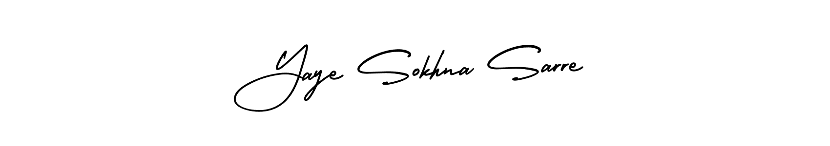 Create a beautiful signature design for name Yaye Sokhna Sarre. With this signature (AmerikaSignatureDemo-Regular) fonts, you can make a handwritten signature for free. Yaye Sokhna Sarre signature style 3 images and pictures png