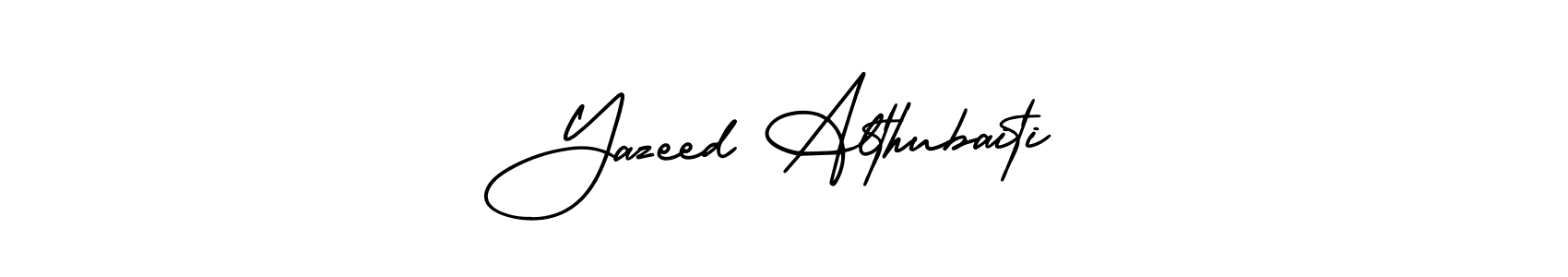 Yazeed Althubaiti stylish signature style. Best Handwritten Sign (AmerikaSignatureDemo-Regular) for my name. Handwritten Signature Collection Ideas for my name Yazeed Althubaiti. Yazeed Althubaiti signature style 3 images and pictures png
