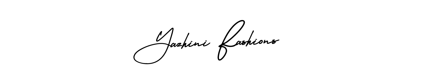 This is the best signature style for the Yazhini Fashions name. Also you like these signature font (AmerikaSignatureDemo-Regular). Mix name signature. Yazhini Fashions signature style 3 images and pictures png