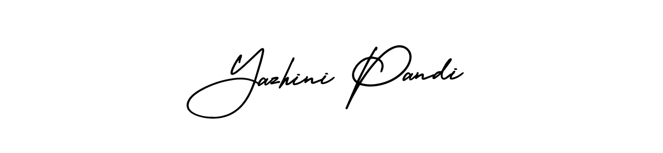 It looks lik you need a new signature style for name Yazhini Pandi. Design unique handwritten (AmerikaSignatureDemo-Regular) signature with our free signature maker in just a few clicks. Yazhini Pandi signature style 3 images and pictures png