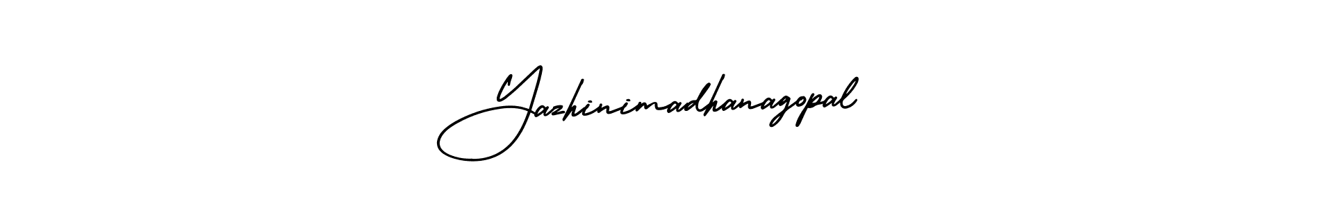 Design your own signature with our free online signature maker. With this signature software, you can create a handwritten (AmerikaSignatureDemo-Regular) signature for name Yazhinimadhanagopal. Yazhinimadhanagopal signature style 3 images and pictures png